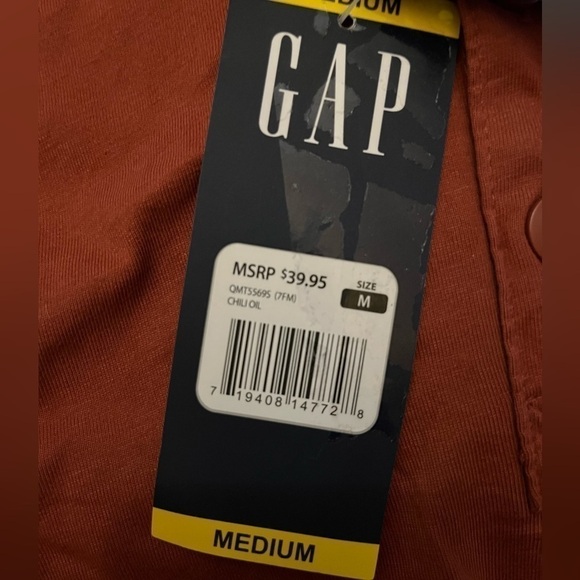 Gap Jersey Henley Shirt - Picture 3 of 5